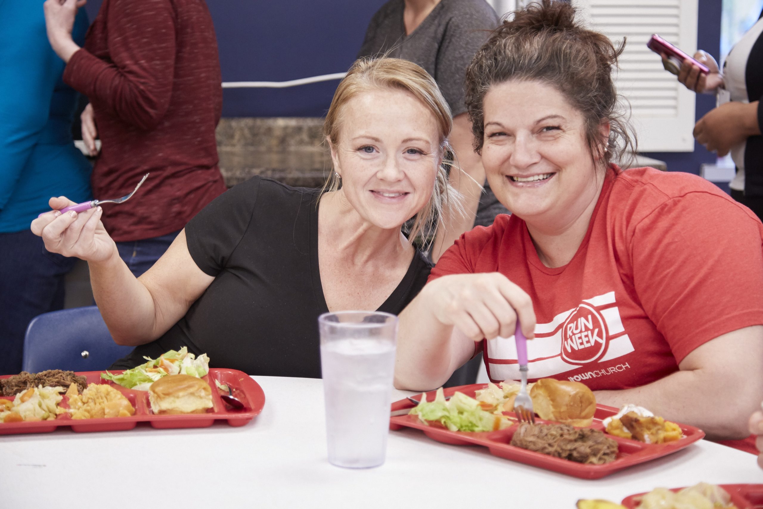 feeding homeless women